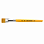 Kit de Pinceis para Pintura Chato K21 Cabo Longo Amarelo -10, 12, 14, 16, 18 - Imagem 2