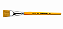 Kit de Pinceis para Pintura Chato K21 Cabo Longo Amarelo -20,22,24 - Imagem 3