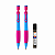 Kit com 2 Lapiseiras + Grafite 2.0mm Pop Line BRW – Traço Grosso e Alta Resistência - Imagem 1