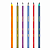 Kit com 6 Lápis Preto BIC Evolution Pijama HB Nº2 - Imagem 1