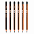 Kit com 6 Lápis Preto Maped Black Peps Graduado 2B – Traço Macio e Intenso - Imagem 1