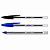 Kit com 3 Canetas Esferográficas KIT C1 1.0 mm – 2 Azuis e 1 Preta - Imagem 1