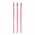 Caixa com 12 Lápis Faber-Castell Grip 2001 HB Nº2 Rosa - Imagem 3