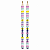 Kit com 2 Lápis de Cor Tamanho Jumbo Rainbow – Mina Multicolorida Pastel - Tris - Imagem 1
