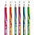 Kit com 6 Lápis de Cor Tris Jumbo Rainbow – Mina Multicolorida e Traço Criativo - Imagem 1