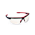 Óculos De Segurança Neon / Preto e Vermelho - Steelflex - Imagem 1