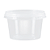 Pote de 250ml Redondo com tampa Transparente Cristalcopo com 25 unidades - Imagem 2