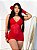Camisola Tule Amarração Vermelho - Imagem 2