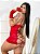Camisola Tule Amarração Vermelho - Imagem 1