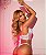 Conjunto Sexy com Tule Corações - Imagem 2