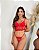Conjunto Cropped Freya Flor Vermelho - Imagem 1