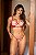 Conjunto Sexy sem Bojo com Tule Desenhado - Imagem 1