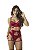 Conjunto de Renda com Cinta Liga Sensual - Imagem 1