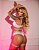 Conjunto de Renda com Cinta Liga Sensual - Imagem 2