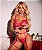 Conjunto Sexy em Tule com Cinta Liga - Imagem 4