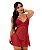 Camisola de Tule e Renda com Costas Abertas - Imagem 1