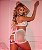 Conjunto Sexy com Saia Tule Dot Branco - Imagem 3