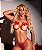 Conjunto com Laço Sensual Vermelho - Imagem 2