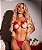 Conjunto com Laço Sensual Vermelho - Imagem 1