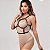 Harness com Contorno de Busto em Couro - Imagem 2