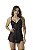 Camisola Sexy em Tule e Renda com Calcinha - Imagem 2