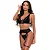 Conjunto Renda Sensual Preto - Imagem 3
