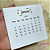 Miolo impresso do Calendário 2026 - Imagem 1