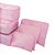 Kit 6 Sacos Bolsas Organizador Mala Roupas Bagagem Viagem Rosa Claro 2 - Imagem 1