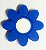 Antivibrador Para Raquetes Flor Azul Escuro - Imagem 1