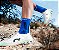 MEIA COMPRESSPORT TRAIL AZUL V4 - Imagem 3
