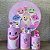 Alugue Tema Para Festa Decoração Baby Shark Rosa Tecido ( Modelo 1 ) - Imagem 1