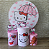 Alugue Tema Para Festa Decoração Hello Kitty Tecido ( Modelo 1 ) - Imagem 1