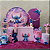 Alugue Tema Para Festa Decoração Lilo Stitch Tecido ( Modelo 6 ) - Imagem 1