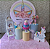 Alugue Tema Para Festa Decoração Unicórnio Tecido ( Modelo 2 ) - Imagem 1