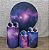 Alugue Tema Para Festa Decoração Galaxia Tecido ( Modelo 1 ) - Imagem 1