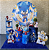 Alugue Tema Para Festa Decoração Sonic Tecido ( Modelo 5 ) - Imagem 1