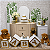 Alugue Tema Para Festa Decoração Chá Revelação Branco Ursinho Tecido (Modelo 6 ) - Imagem 1