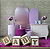 Alugue Tema Para Festa Decoração Chá de Bebê Lílas Tecido ( Modelo 1 ) - Imagem 1