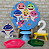 Alugue Tema Para Festa na Mesa Decoração Baby Shark - Imagem 1