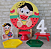 Alugue Tema Para Festa na Mesa Decoração Magali Baby - Imagem 1