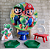 Alugue Tema Para Festa na Mesa Decoração Mario Bros - Imagem 1