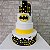 Alugue Bolo Fake Tema - Batman - Imagem 1