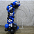 Compre Balão Para Festa Decoração 3 Metros Azul e Preto ( Cores Lisas ) - Imagem 1