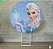Alugue Estrutura Painel Redondo e a Capa de Tecido do Tema - Frozen - Imagem 1