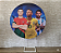 Alugue Estrutura Painel Redondo e a Capa de Tecido do Tema - Futebol - Imagem 1