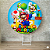Alugue Estrutura Painel Redondo e a Capa de Tecido do Tema - Mario Bros - Imagem 1