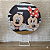 Alugue Estrutura Painel Redondo e a Capa de Tecido do Tema - Minnie e Mickey - Imagem 1
