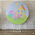 Alugue Estrutura Painel Redondo e a Capa de Tecido do Tema - Peppa Pig - Imagem 1