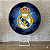 Alugue Estrutura Painel Redondo e a Capa de Tecido do Tema - Real Madrid - Imagem 1