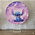 Alugue Estrutura Painel Redondo e a Capa de Tecido do Tema - Stitch - Imagem 1